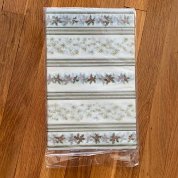 Christmas Paper Table Runners S/3 NIP - Picture 3 of 4